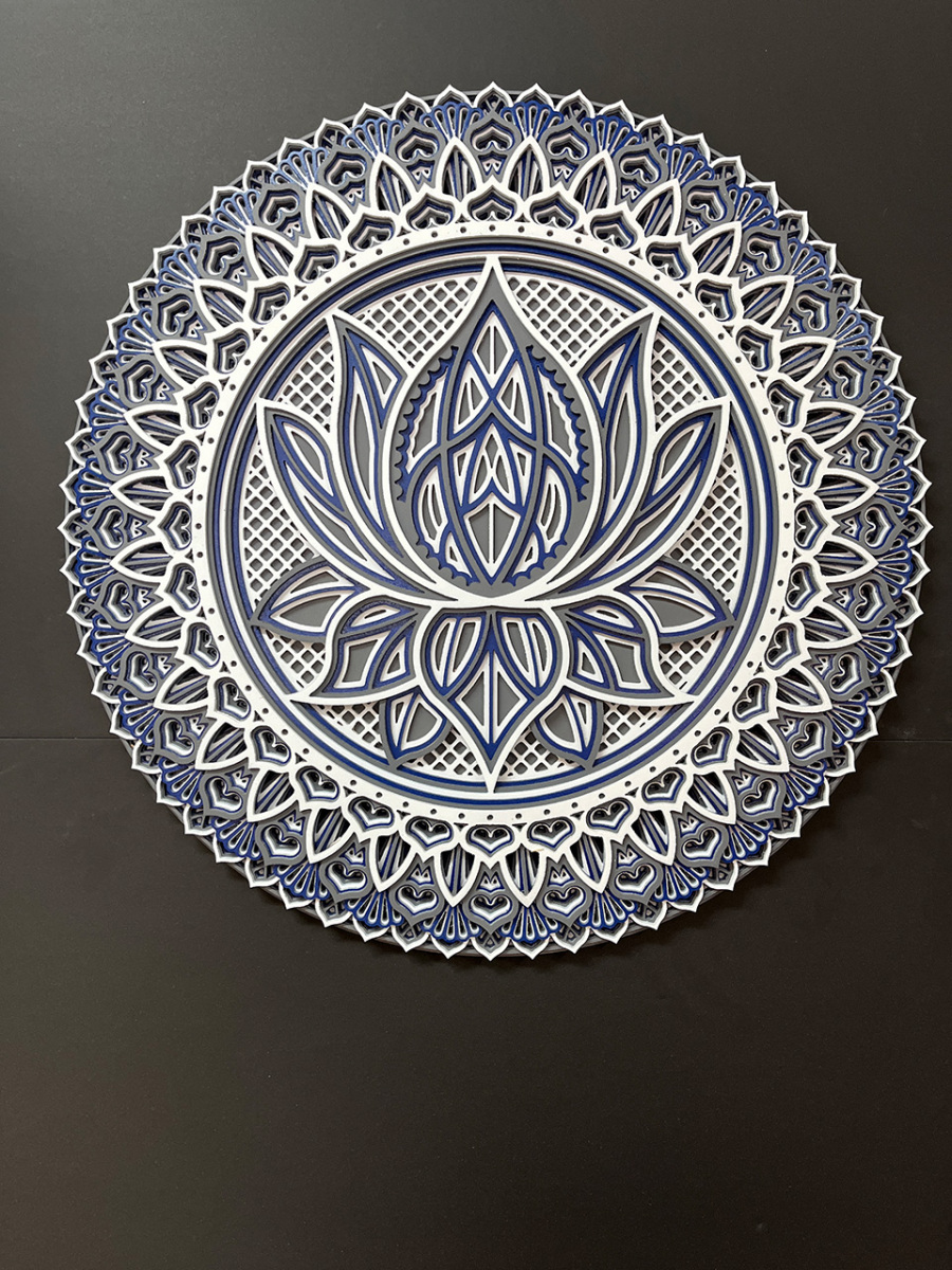 Mandala 3d - Fleur de lotus