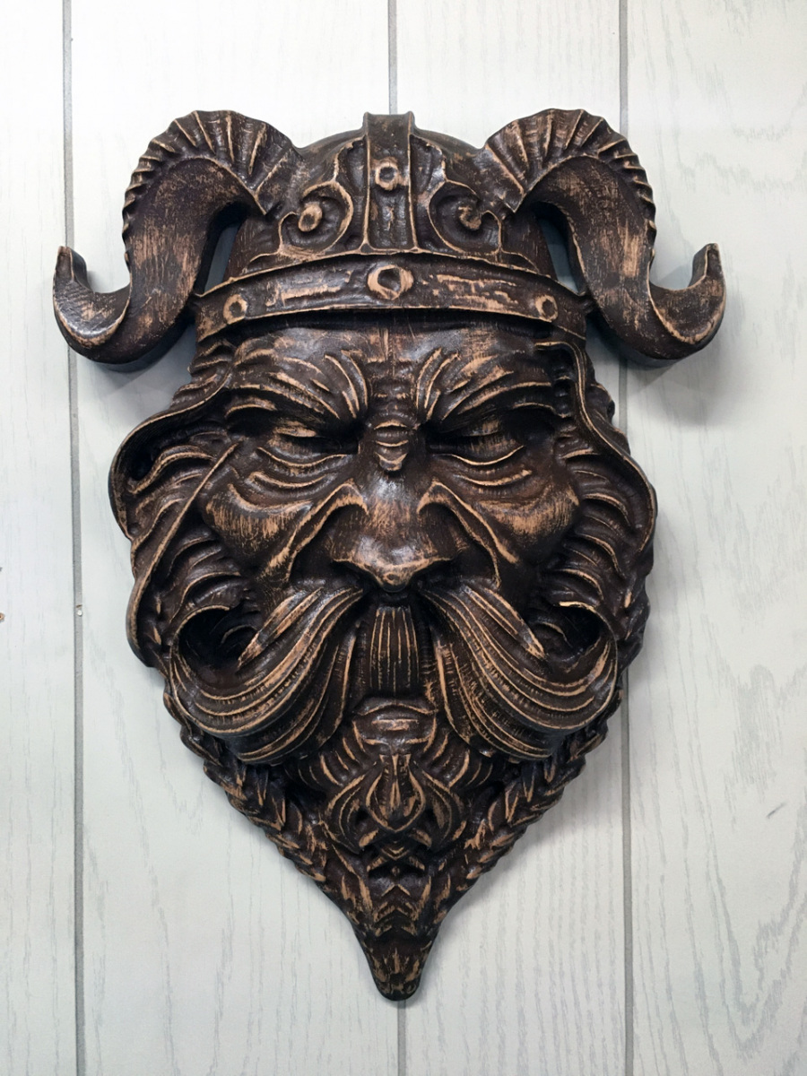 Gravure 3D - Tête de viking