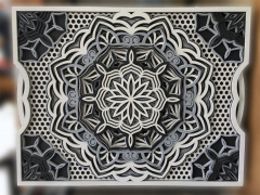 Mandala 3D - Abeille