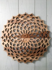 Mandala en merisier