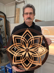 Yves - Appliqué mural "Pétale de fleur"