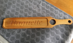 Planche de pain baguette