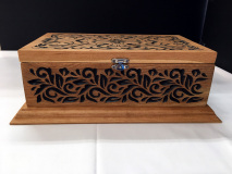 Boite décorative en cerisier - Arabesque noir 3