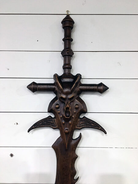 Épée celtique en chêne massif -2