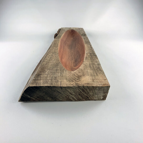 Centre de table rustique 2 - Noyer noir