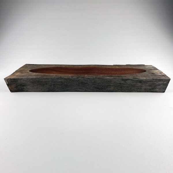 Centre de table rustique 2 - Noyer noir