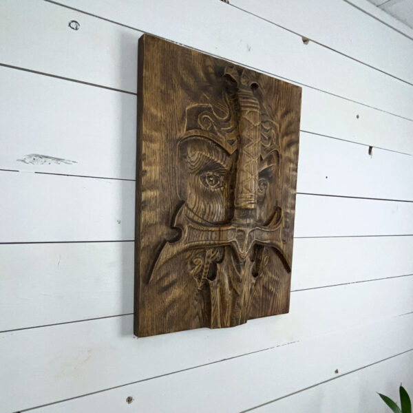 Chevallier en Chêne - 48cm x 37cm x 8cm