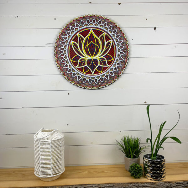 Mandala 3D - Fleur de Lotus | Multi couleurs