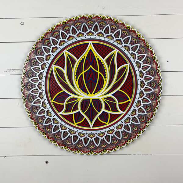 Mandala 3D - Fleur de Lotus | Multi couleurs