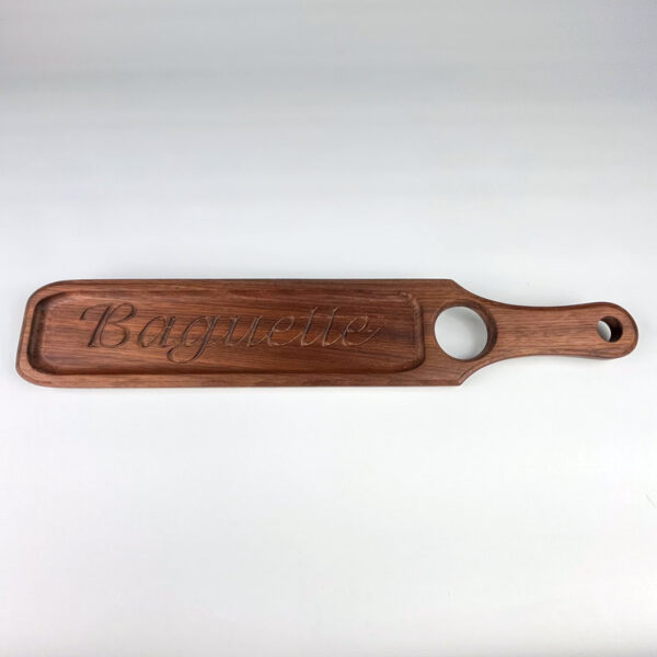 Planche à pain baguette - 49 x 9 x 1,2cm | Noyer noir