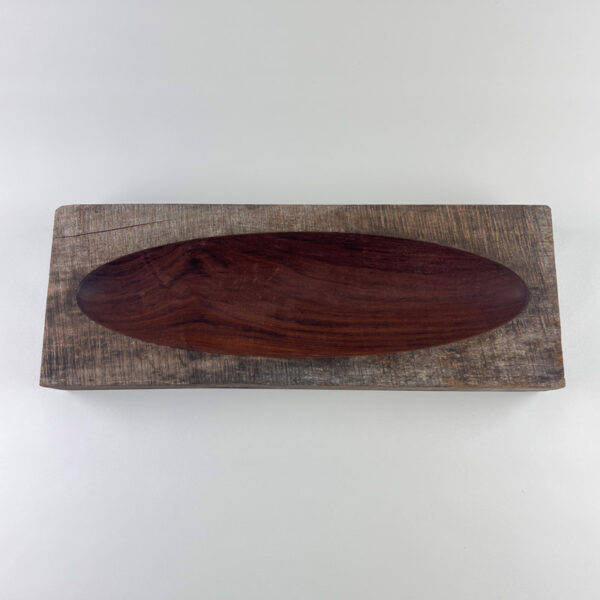 Centre de table rustique 1 - Noyer noir