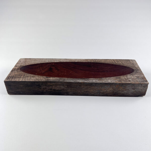 Centre de table rustique 1 - Noyer noir